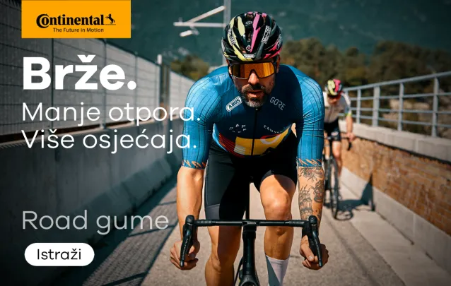 Continental gume za cestovni bicikl — brže, manje otpora