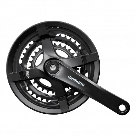 POGON MTB TOURNEY, FC-TY501, 6/7/8 BR.  48X38X28T ,175MM ,CRNI, SHIMANO