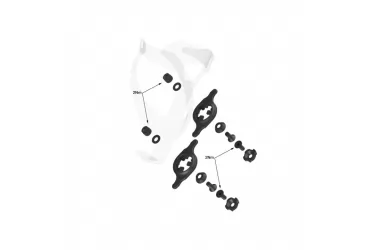 SET VIJAKA ZA BRZU MONTAŽU NOSAČA BIDONA CROSSLOCK QUICK CONNECT