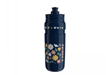 BIDON 740ML FLY FLORAL DARK BLUE / LIGHT YELLOW