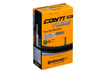 ZRAČNICA 28X1-3/8X1-5/8 AV 40MM TOUR 28(700C) SLIM, CONTINENTAL